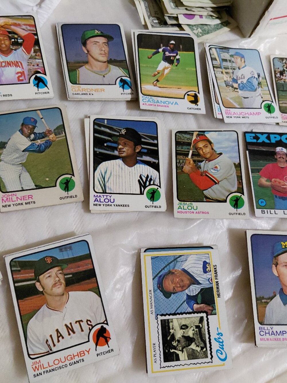 Vintage baseball cards